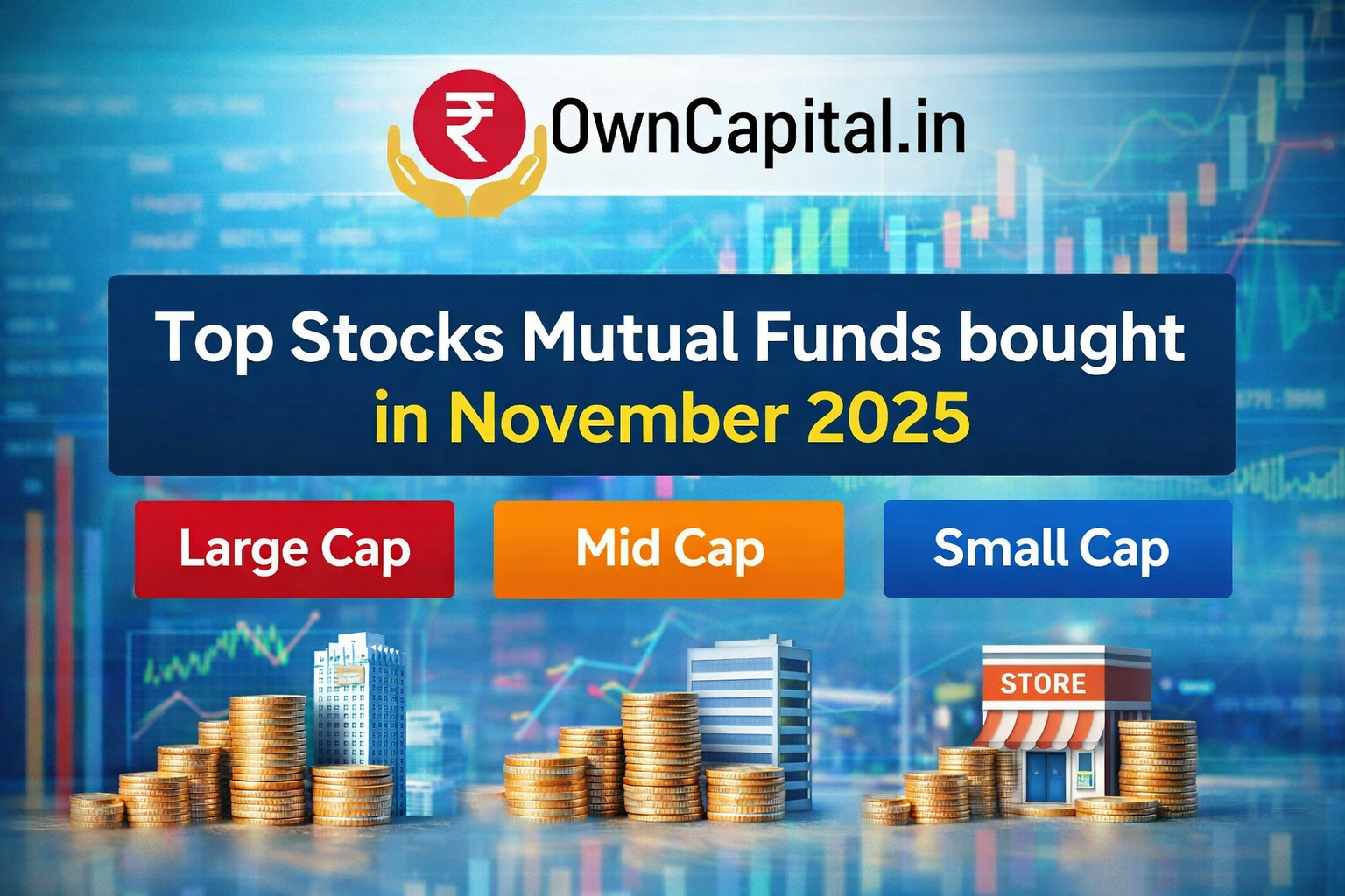 Top Large, Mid & Small Cap Stocks Most Mutual Funds bought in December 2025