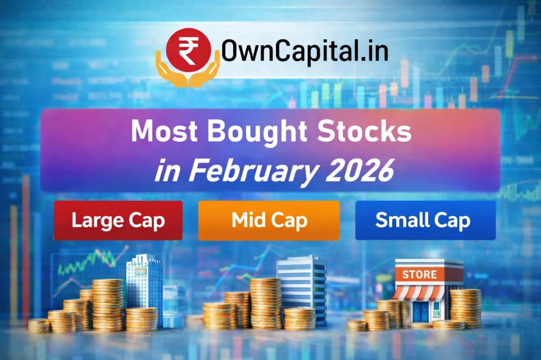 Top Large, Mid & Small Cap Stocks Most Mutual Funds bought in February 2026